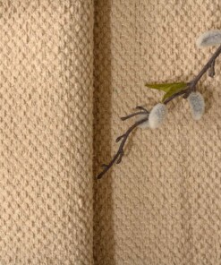 Tappeto in cotone - Svelvik Beige - close up, thumbnail Tappeto in cotone - Svelvik Beige - close up, thumbnail