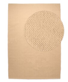 Tappeto in cotone - Svelvik Beige - overzicht, thumbnail