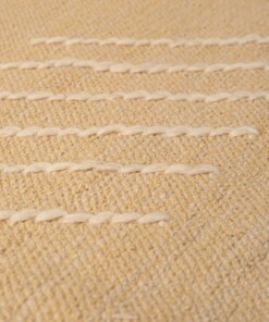 Tappeto Boho - Cueva Giallo/Beige - close up, thumbnail