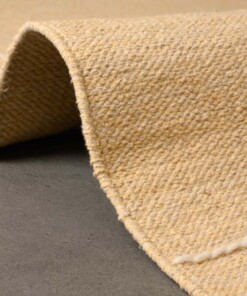 Tappeto Boho - Cueva Giallo/Beige - close up, thumbnail