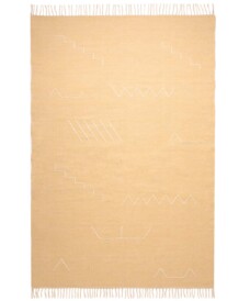 Tappeto Boho - Cueva Giallo/Beige - overzicht, thumbnail