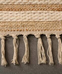 Tappeto Kilim - Lana Naturale/Bianco - close up, thumbnail Tappeto Kilim - Lana Naturale/Bianco - close up, thumbnail