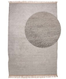 Tappeto in viscosa - Gem Grigio - overzicht, thumbnail