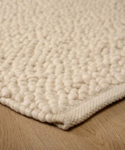 Tappeto in lana - Agder Bianco - close up, thumbnail Tappeto in lana - Agder Bianco - close up, thumbnail