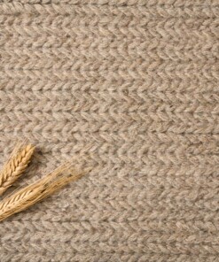 Tappeto in lana - Narvik Grigio chiaro - close up, thumbnail