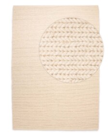 Tappeto in lana - Narvik Bianco - overzicht, thumbnail