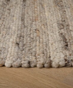 Tappeto in lana - Tinn Grigio - close up, thumbnail Tappeto in lana - Tinn Grigio - close up, thumbnail