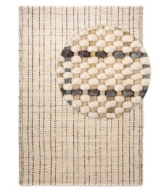 Tappeto in lana - Verdal Crema/Grigio - overzicht, thumbnail