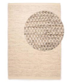 Tappeto in lana Ulstein - Bianco/Grigio - overzicht, thumbnail