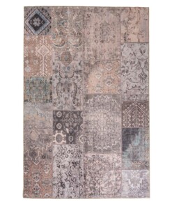 Tappeto patchwork - Fade Dreamer Beige - overzicht boven
