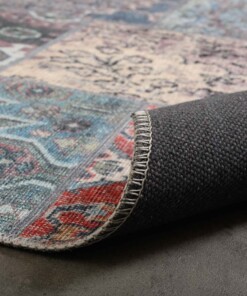 Tappeto patchwork - Fade Dreamer Multicolore - close up vouw, thumbnail Tappeto patchwork - Fade Dreamer Multicolore - close up vouw, thumbnail