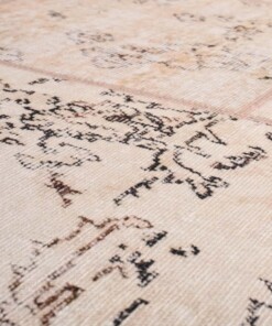 Tappeto patchwork - Fade Heritage Beige - close up materiaal, thumbnail
