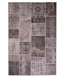 Tappeto patchwork - Fade Heritage Tortora - overzicht boven, thumbnail