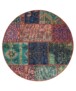 Tappeto rotondo Patchwork - Fade No.1 Multicolore - overzicht boven, thumbnail