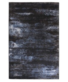 Tappeto vintage - Fade Celestial Blu/Nero - overzicht boven, thumbnail