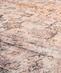 Tappeto vintage - Fade Charm Beige - close up materiaal, thumbnail