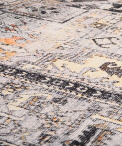 Tappeto vintage - Fade Mellow Grigio - close up materiaal, thumbnail Tappeto vintage - Fade Mellow Grigio - close up materiaal, thumbnail