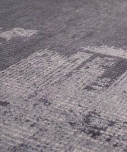 Tappeto vintage - Fade Mystic Grigio - close up materiaal, thumbnail