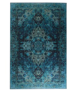 Tappeto vintage - Fade No.2 Blu - overzicht boven