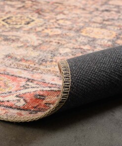 Tappeto vintage - Fade Prestige Beige - close up vouw, thumbnail