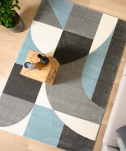 Passatoia astratto - Aria blu