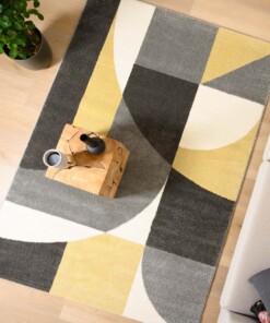 Tappeto astratto - Aria giallo