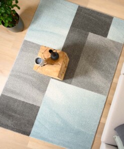 Passatoia a quadri - Aria blu