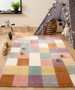 Tappeto bambini a quadri - Dreams multicolore