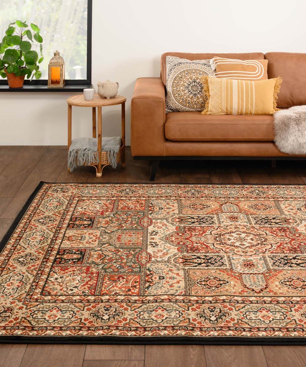 Tappeto persiano - Mirage Whisper nero/beige Tappeto persiano - Mirage Whisper nero/beige