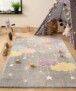Tappeto bambini nuvola - Snoozy grigio/multi