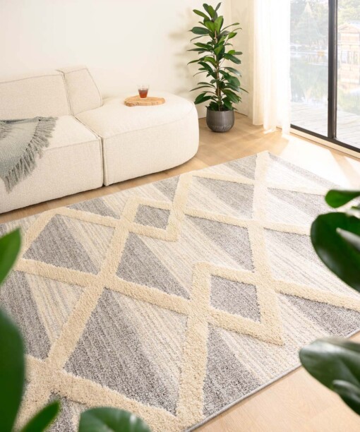 Passatoia stile scandinavo - Fjord Farger Grigio/Crema
