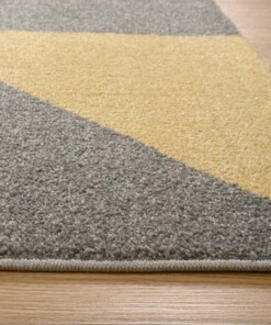 Tappeto astratto - Aria giallo - close up