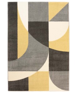 Tappeto astratto - Aria giallo - overzicht