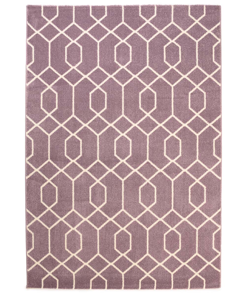 Passatoia geometrica - Aria viola - overzicht Passatoia geometrica - Aria viola - overzicht