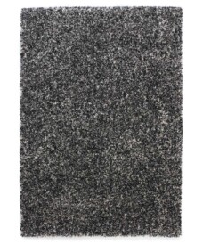 Tappeto a pelo lungo melange - Blend Nero/Bianco/Grigio - overzicht, thumbnail