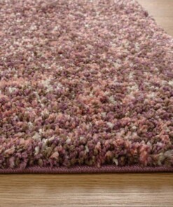 Passatoia a pelo lungo melange - Blend Rosa - close up