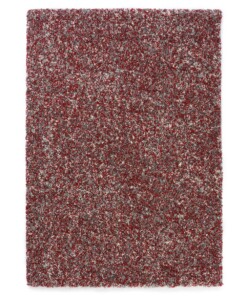 Tappeto a pelo lungo melange - Blend Rosso/Grigio - overzicht