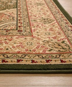 Tappeto persiano - Mirage Majesty Verde/Beige - close up