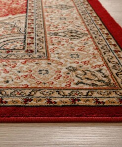 Tappeto persiano - Mirage Majesty Rosso/Beige - close up