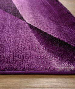 Tappeto astratto - Vision Viola - close up