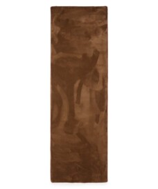 Passatoia soffice a pelo raso - Plush Marrone - overzicht, thumbnail