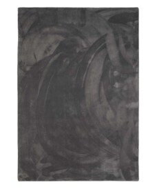 Tappeto soffice a pelo raso - Plush Grigio - overzicht, thumbnail