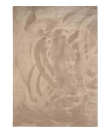 Tappeto soffice a pelo raso - Plush Beige - overzicht, thumbnail