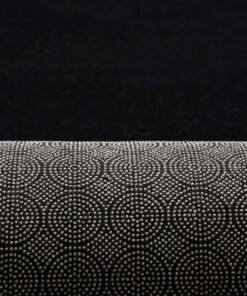 Tappeto soffice a pelo raso - Plush Nero - close up, thumbnail Tappeto soffice a pelo raso - Plush Nero - close up, thumbnail