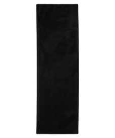 Passatoia soffice a pelo raso - Plush Nero - overzicht, thumbnail