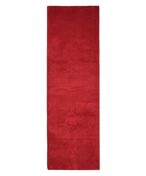 Passatoia soffice a pelo raso - Plush Rosso - overzicht
