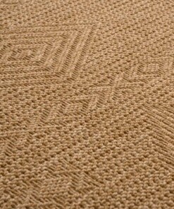 Tappeto da balcone effetto juta - Boho Bliss Beige - close up