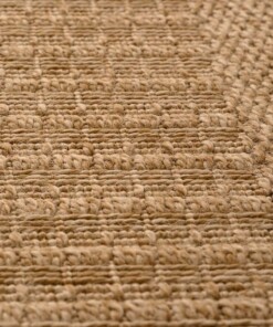 Tappeto da balcone effetto juta - Boho Stripe Beige - close up