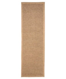Tappeto da balcone effetto juta - Boho Stripe Beige/Marrone - overzicht, thumbnail