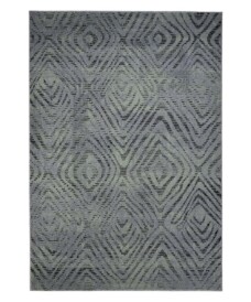 Tappeto retrò - Fancy Diamond Petrolio - overzicht, thumbnail